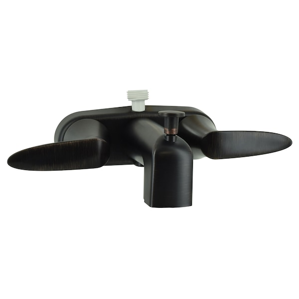 Valterra Phoenix Faucets by Valterra PF223502 Two-Handle 4" Diverter Faucet w Shower D-Spud-Rubbed Bronze PF223502 - main